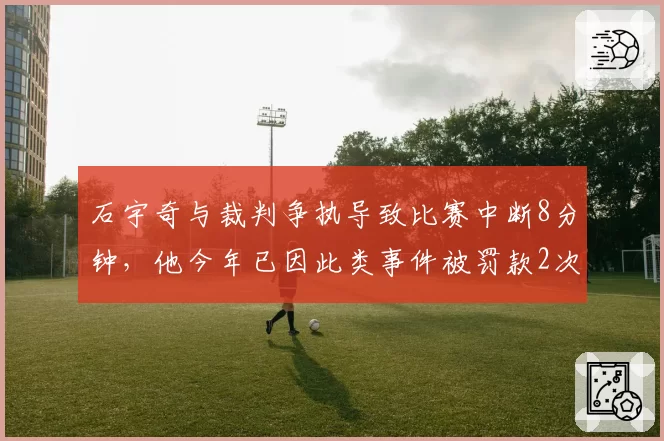 石宇奇与裁判争执导致比赛中断8分钟,他今年已因此类事件被罚款2次