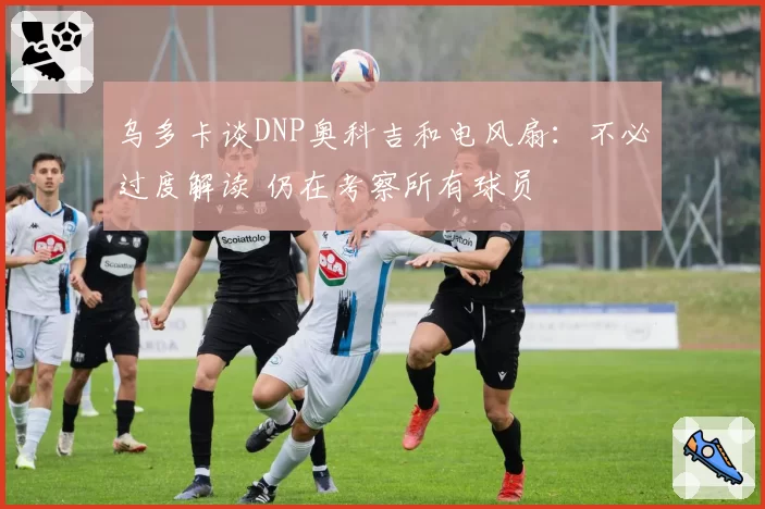 乌多卡谈DNP奥科吉和电风扇：不必过度解读 仍在考察所有球员